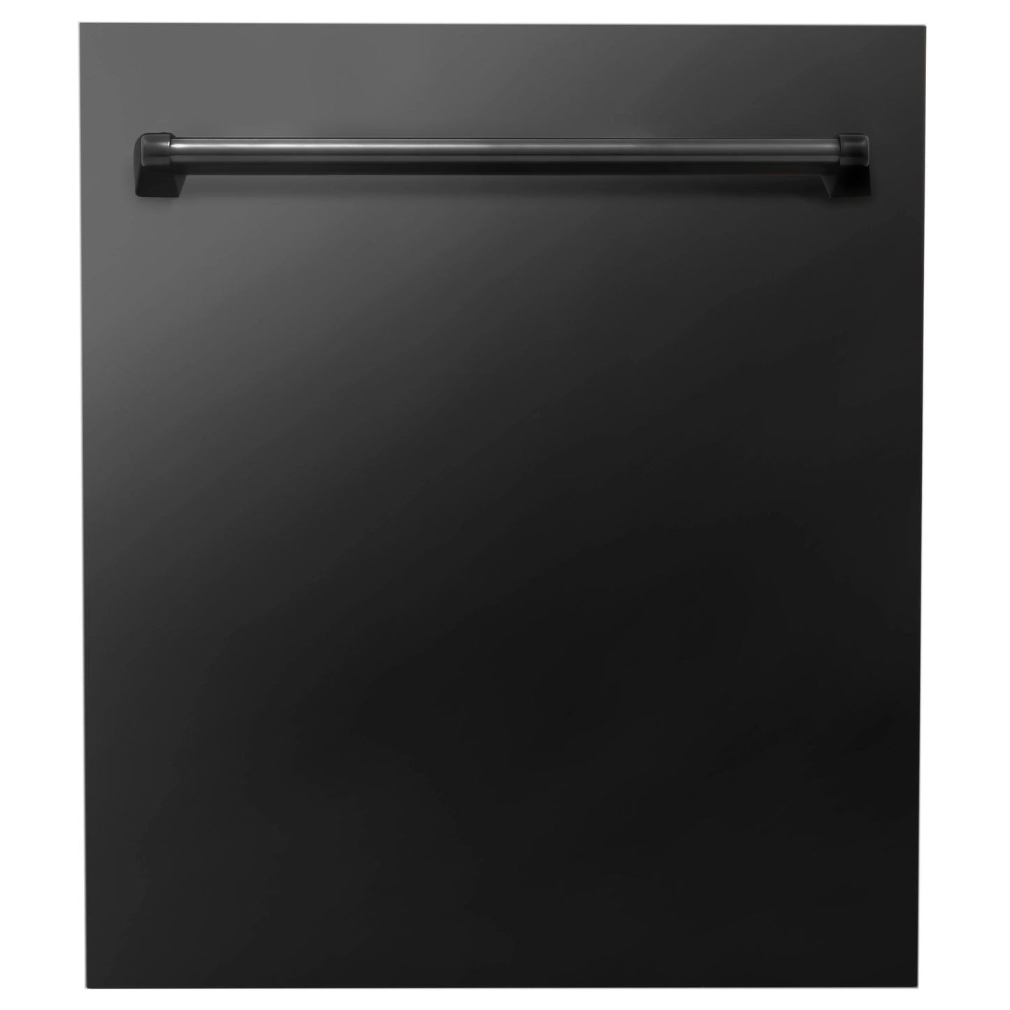 ZLINE 24 in. Top Control Dishwasher in Black Stainless Steel with Traditional Style Handle (DW-BS-24)